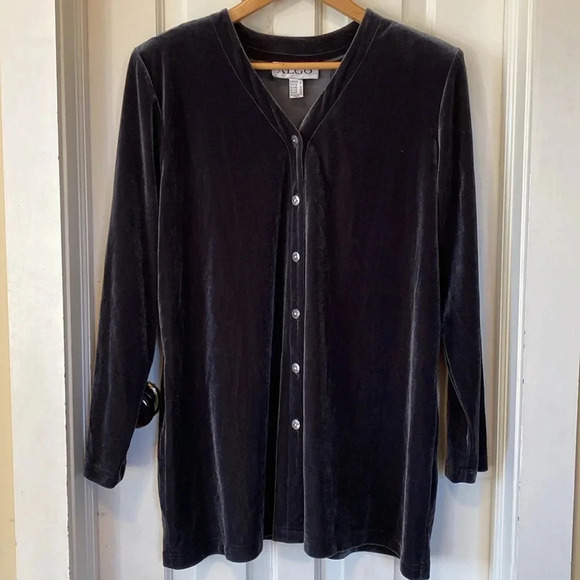 Gray Velvet Women's Top - Picture 2 of 14